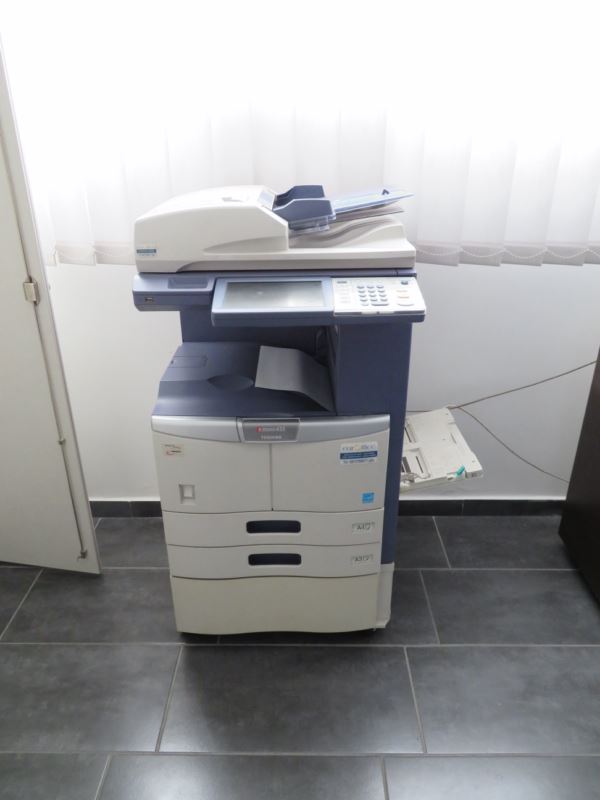 FOTOCOPIATRICE A4/A3 MULTIFUNZIONE ( SCANNER E STAMPANTE) IN BIANCO E NERO MARCA TOSHIBA MODELLO E STUDIO 455, MATRICOLA CQJ031485, FUORI PRODUZIONE (Fallimenti)